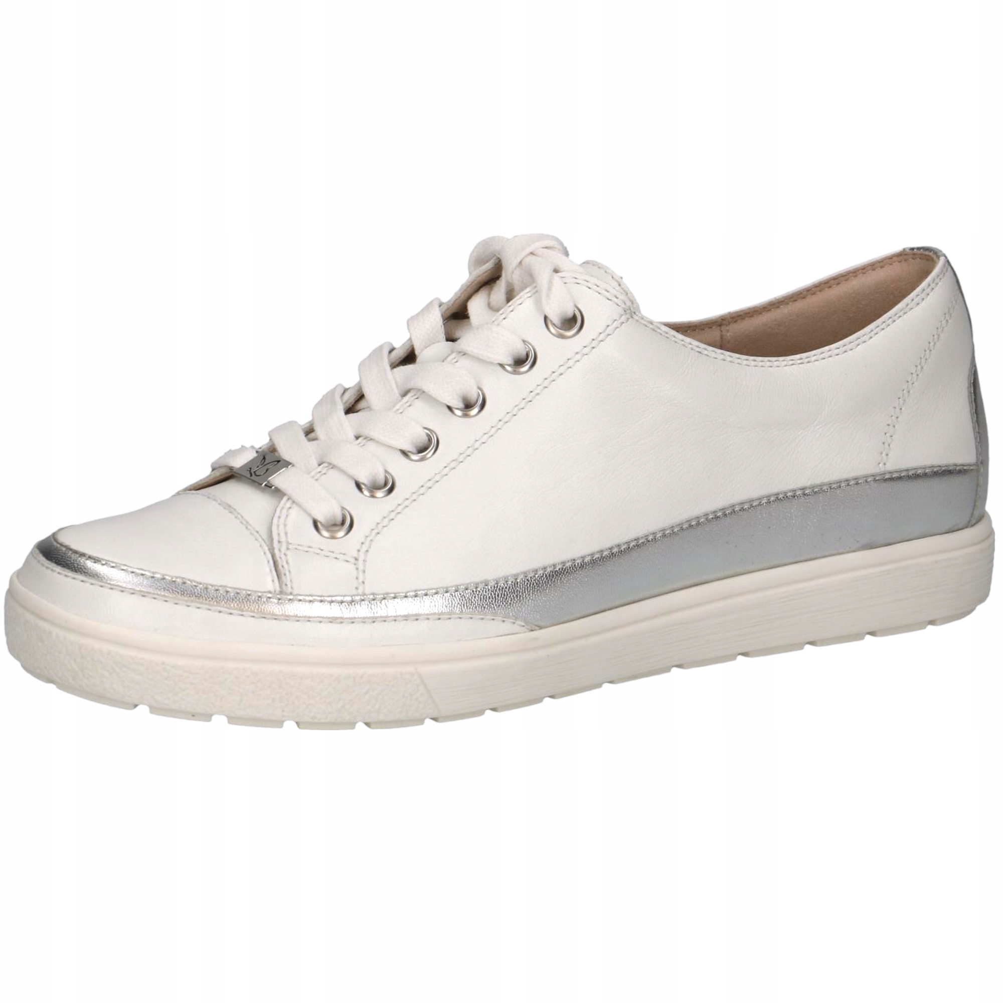 Dámské kožené polobotky Caprice Pohodlné šněrovací 38