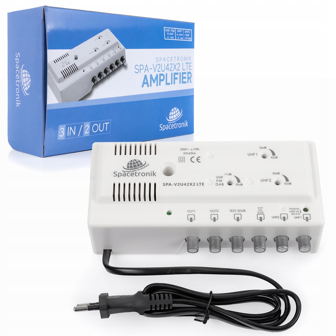 Wzmacniacz dom Spacetronik SPA-V2U42X2 Lte