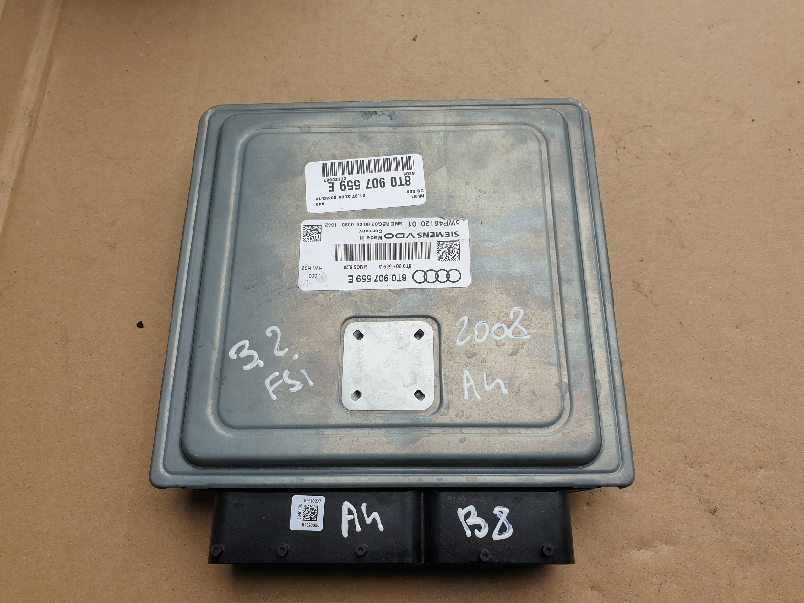 computer Centralina 3.2 FSI AUDI A4 B8 8T0907559E