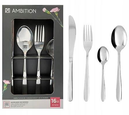 

Ambition Komplet sztućców 16el Stal Nierdzewna