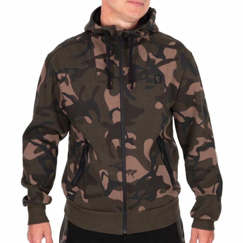 Fox Camo Full Zip Premium 310 Hoodie Mikina s kapucí Fox CFX429