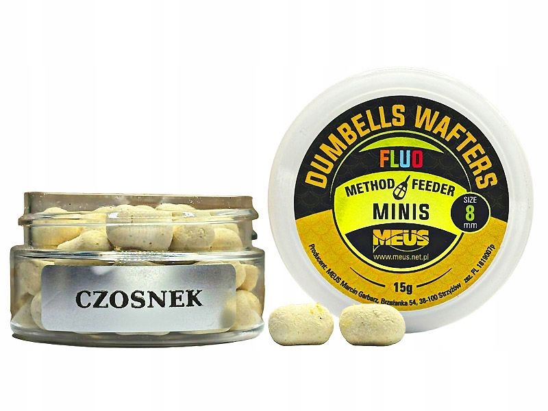 Meus Minis Dumbells Wafters Fluo 8mm Czosnek
