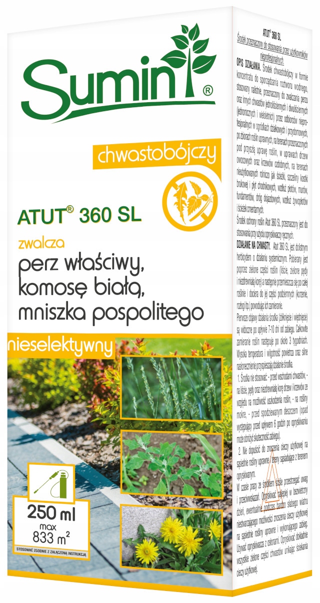 

Sumin Atut 360 Sl na chwasty perz mniszek 250 ml