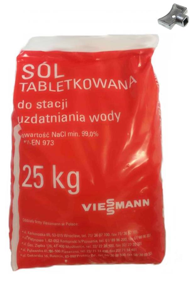 

Sól tabletki do uzdatniania wody Viessmann kluczyk