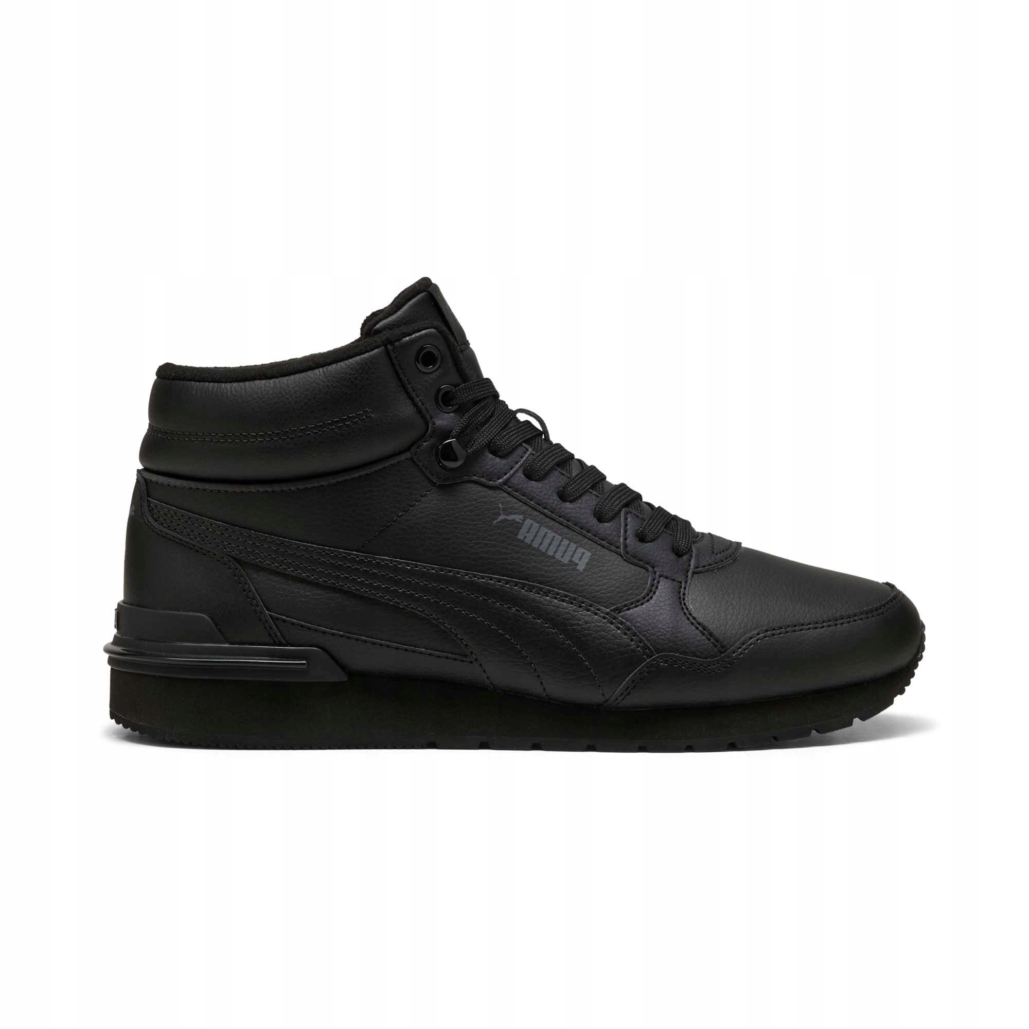 Pánské zimní boty 44,5 Puma St Runner Mid kožené, zateplené, 402893 01
