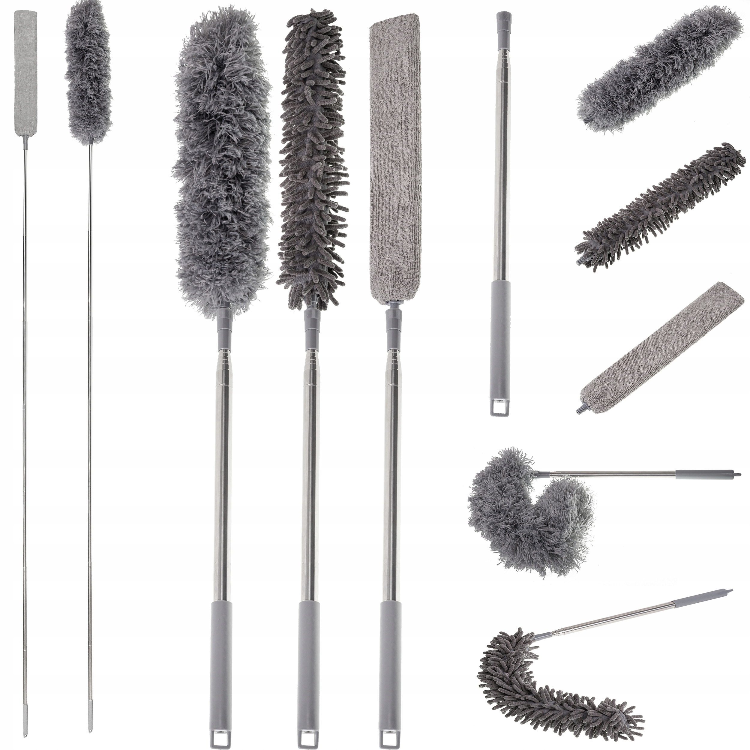 

Szczotka Teleskopowa Mop Kurz Mikrofibra 280cm 3W1