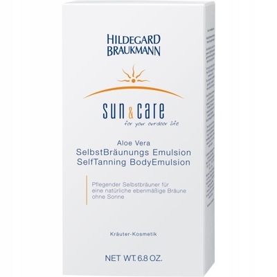 Samoopalovací emulze na tělo Sun and Care, 200 ml Hildegard Braukmann