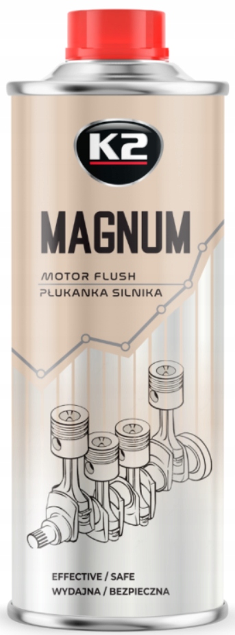 K2 Magnum Motor Flush Płukanka do silników benzyna Diesel Lpg czyści 500 ml