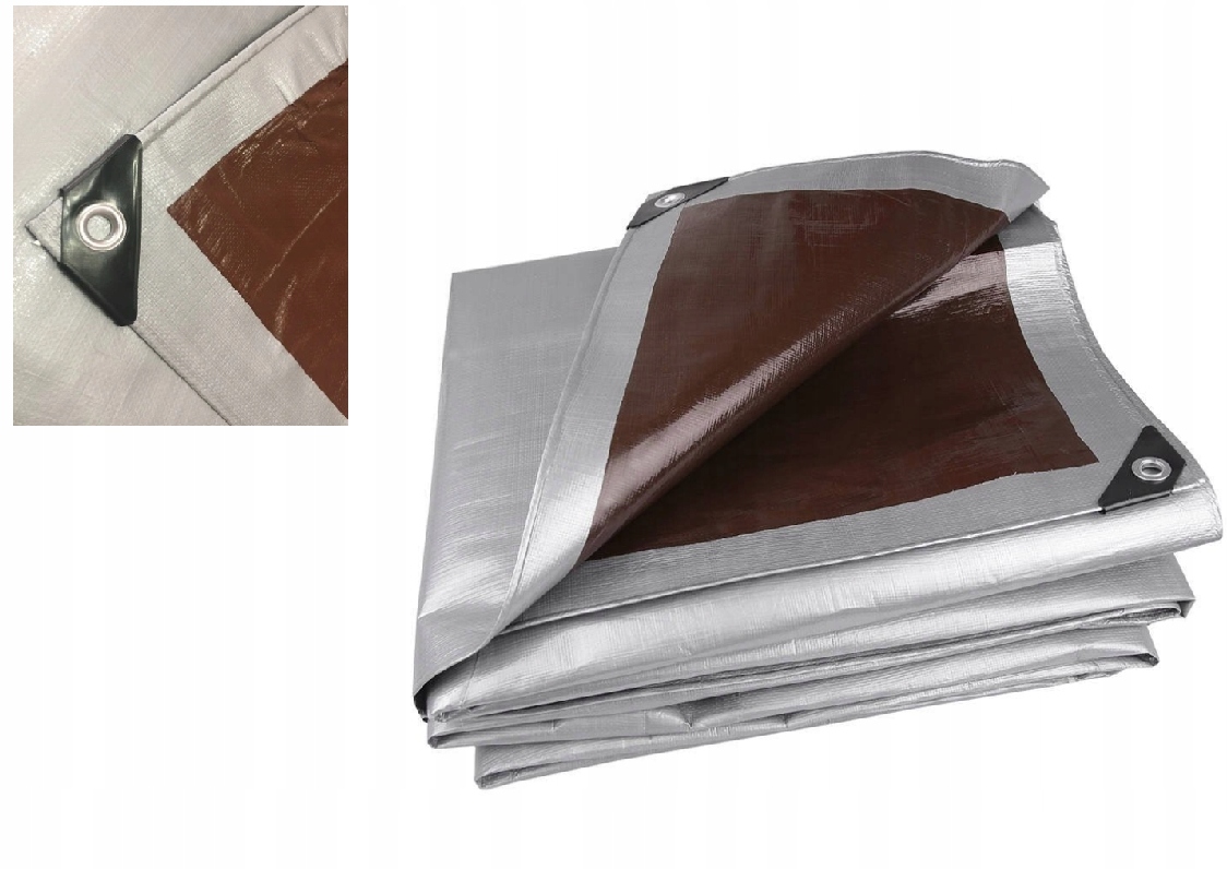 Vodotesná Ochranná Plachta 8x10 m Veľmi Hrubá 210 g