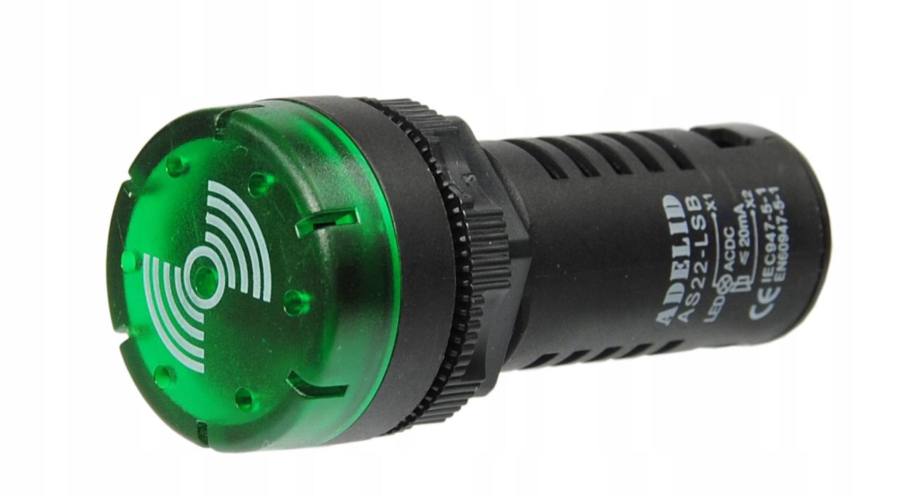 

Lampka Kontrolka Sterownicza Led Buzzer 24V Zielon