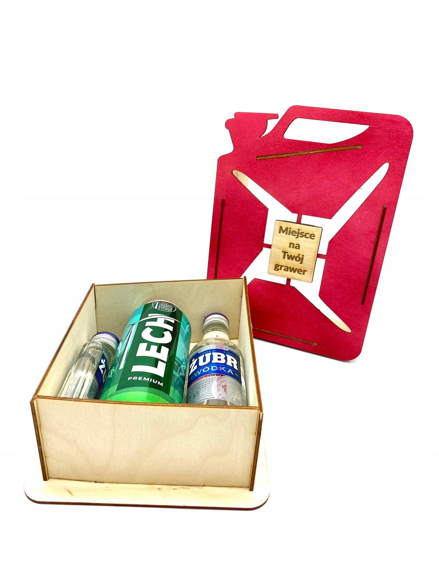

Kanister Skrzynka na Alkohol Prezent Grawer