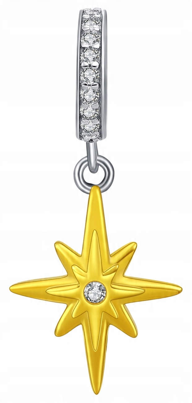 

Charms Srebro s925 Czerwiński - Złota Gwiazda