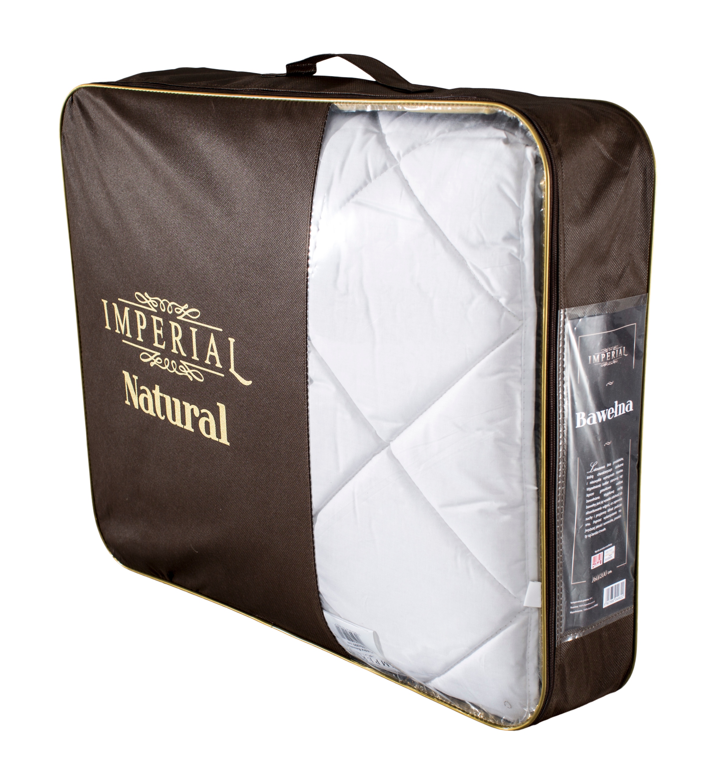 KOŁDRA IMPERIAL BAWEŁNA DUO 140x200 ZIMOWA PODWÓJNA PERCAL PREMIUM AMW