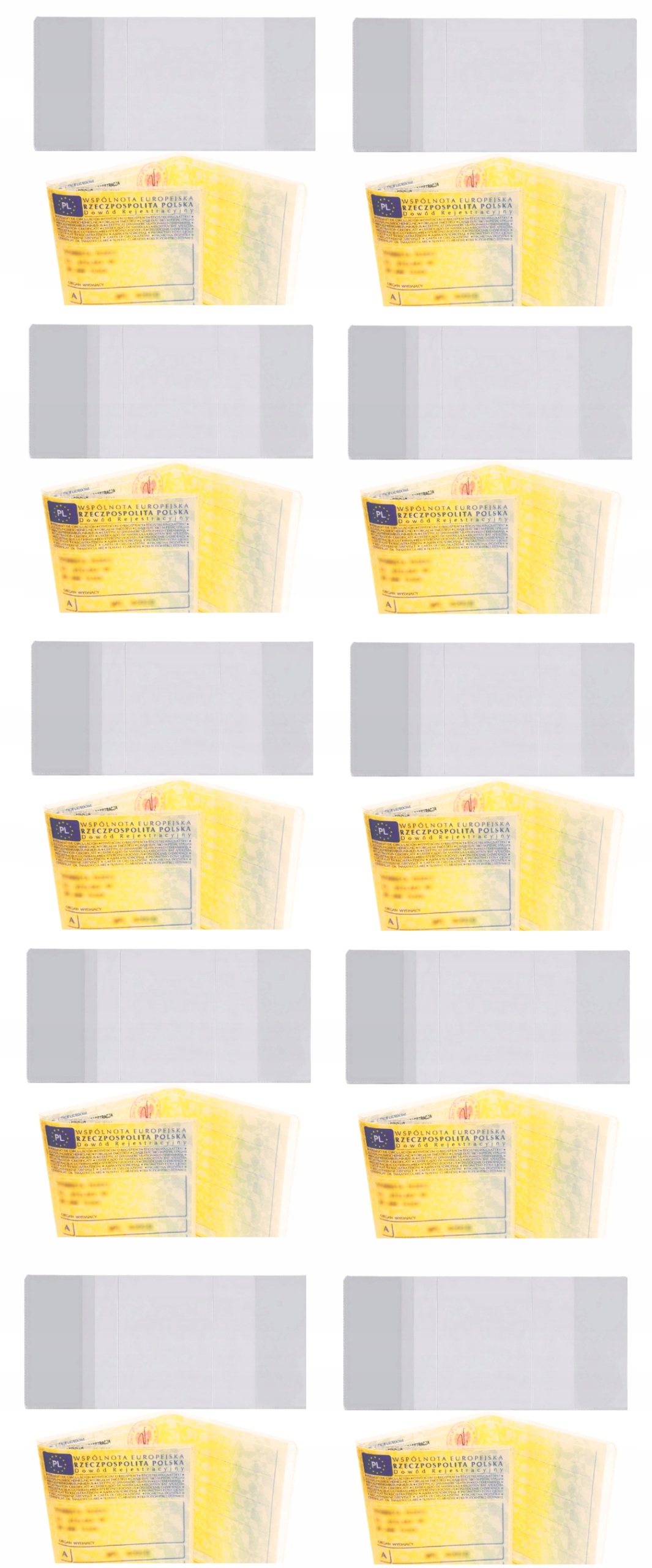 

Okładka Etui Dowód Rejestracyjny Przezroczysta x10