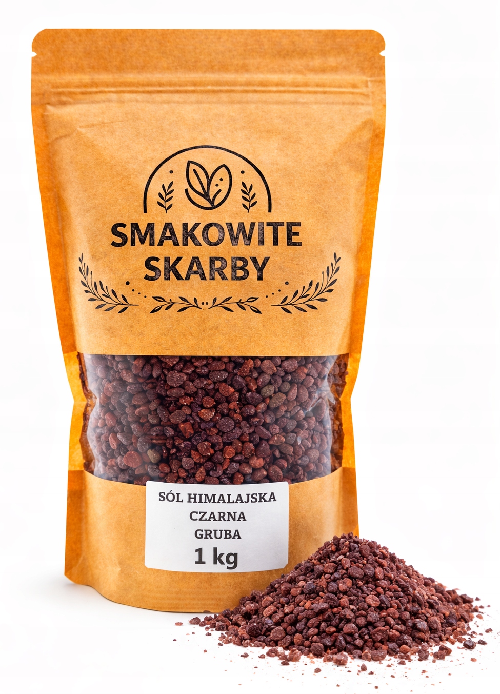 Sól himalajska czarna gruba 1kg Kala Namak
