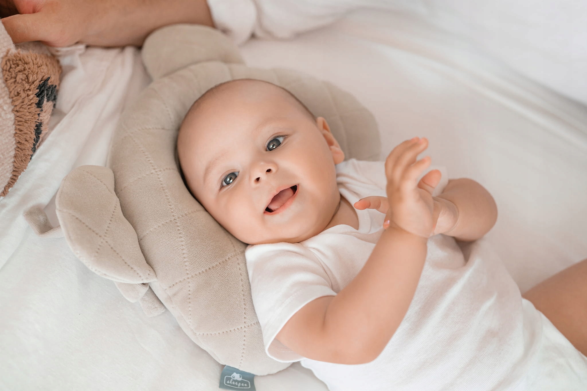 Poduszka z wgłębieniem niemowlęca bawełniana 25x30 cm Royal Denim Sleepee Szerokość produktu 30 cm