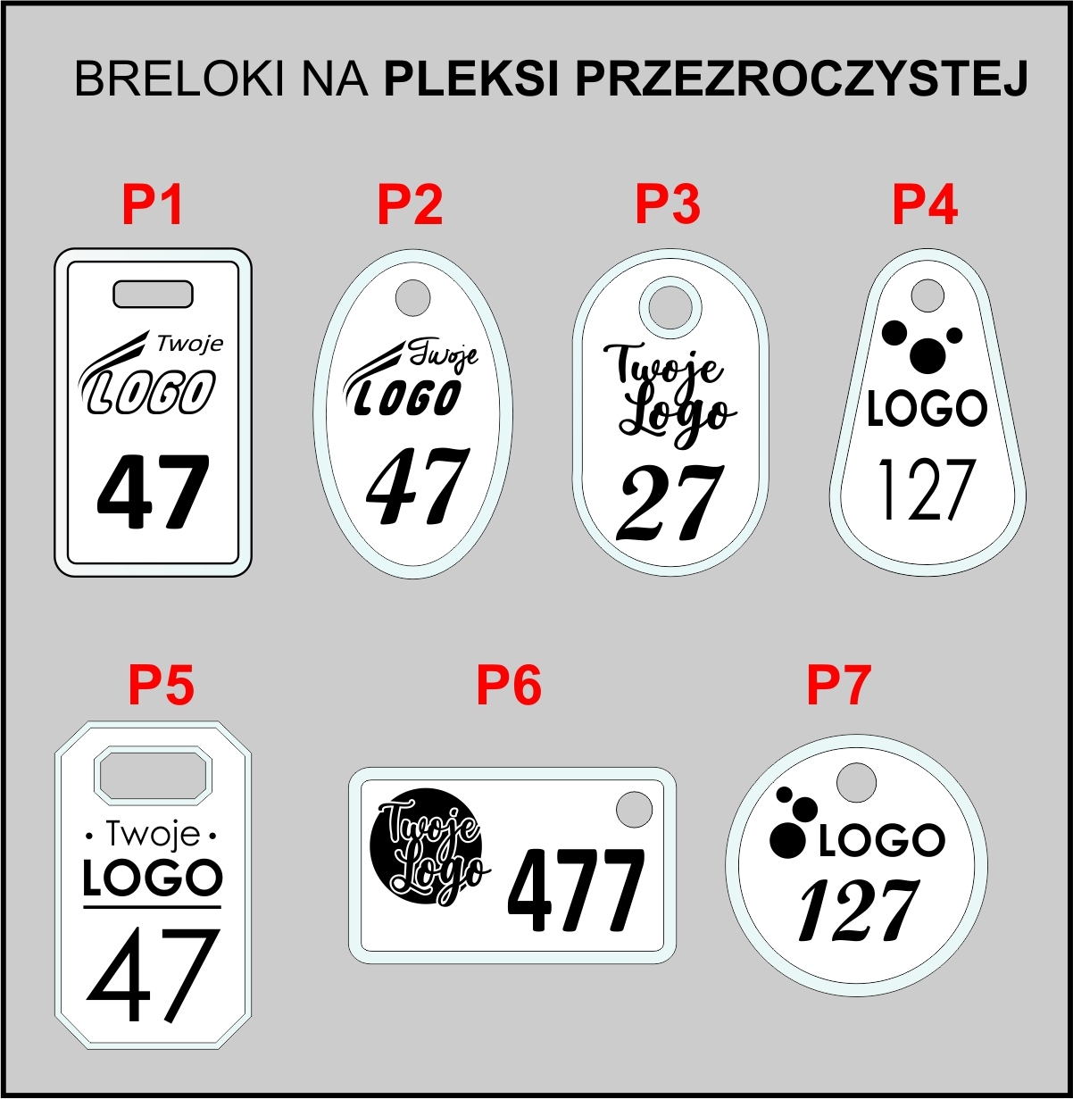 BRELOKI BRELOK numerek do szatni hotel DWUSTR. 7x4 Marka inna