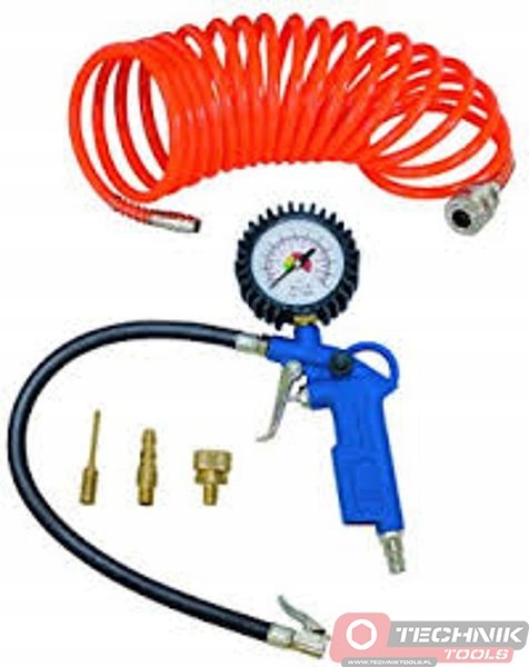 Zestaw osprzętu pneumatycznego 8częściowy