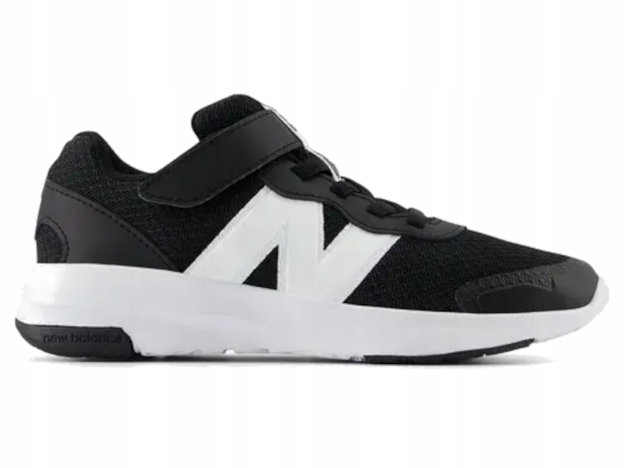 Buty dziecięce New Balance 578 PT578BK na rzepy czarne lekkie siatka 30,5