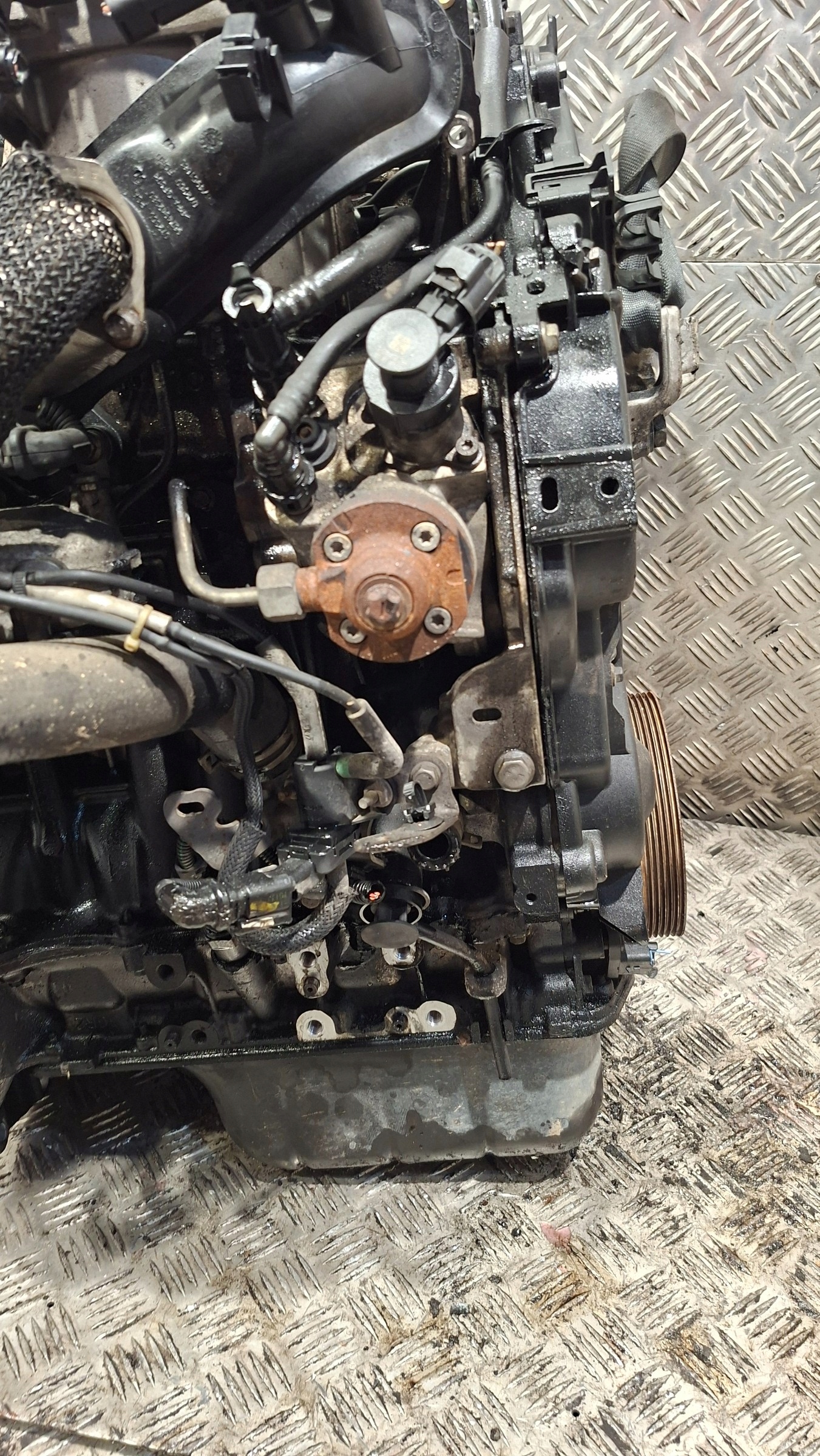 engine unprotected pillar Z UKLADEM PALIWOWYM CITROEN BERLINGO II 1.6HDI 9H06