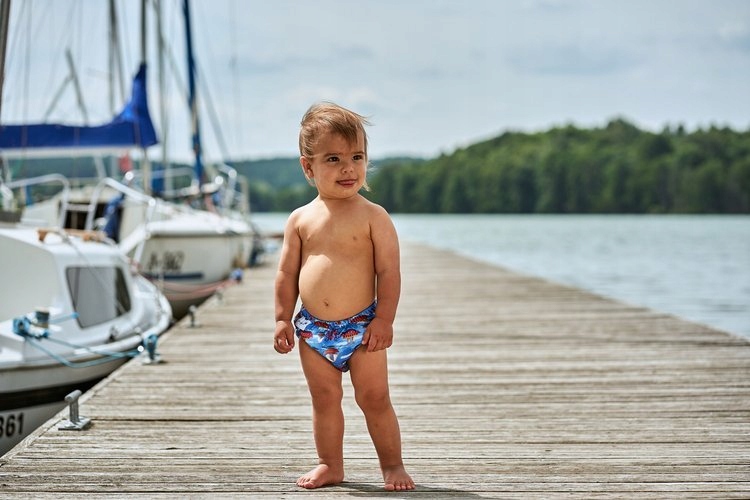 Pieluszka do pływania, kąpielówki Motyle rozmiar L Kod producenta 5904433393300