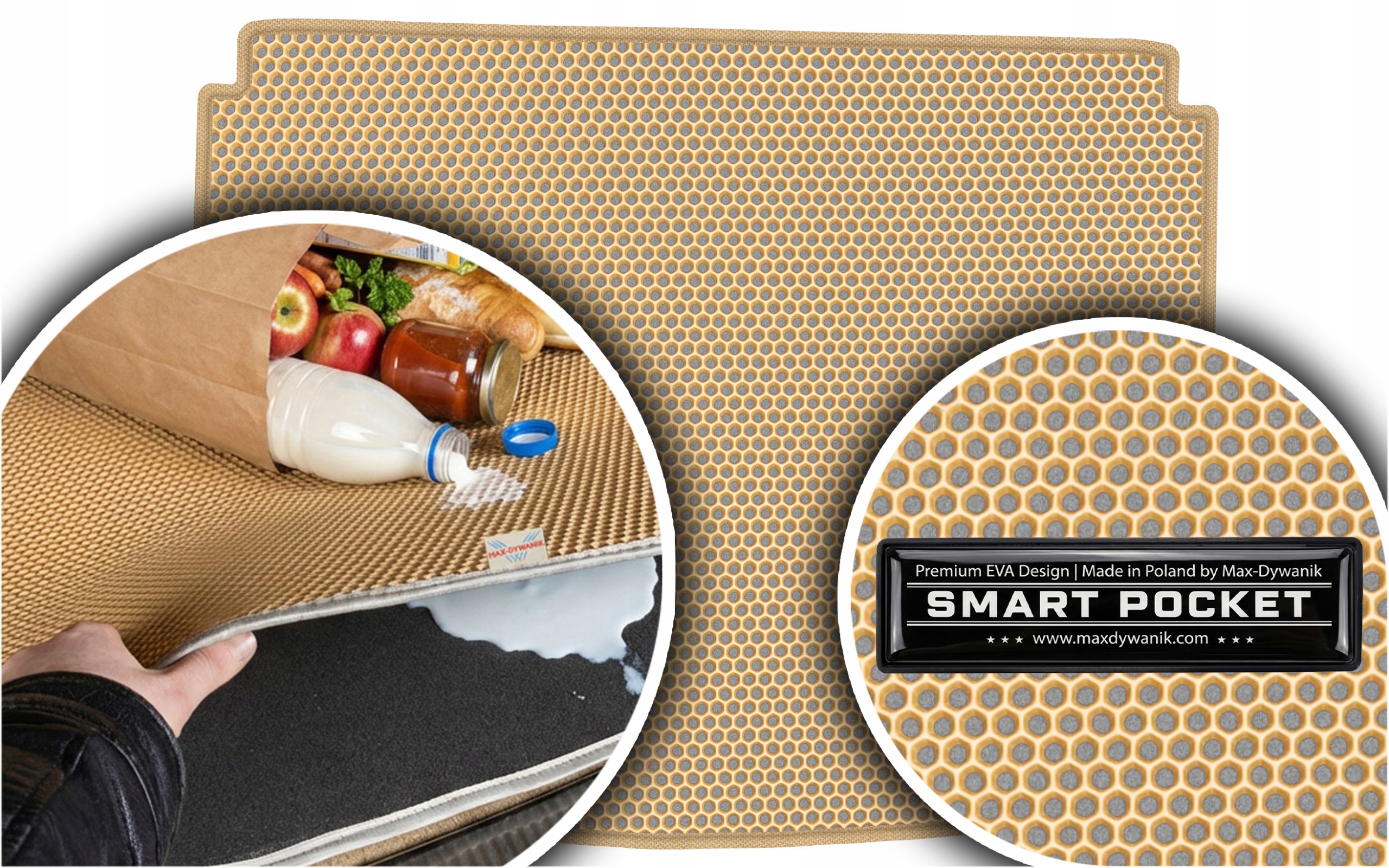 Hyundai i30 III Fastback 2018 Vložka do batožinového priestoru Eva Smart Pocket Béžová