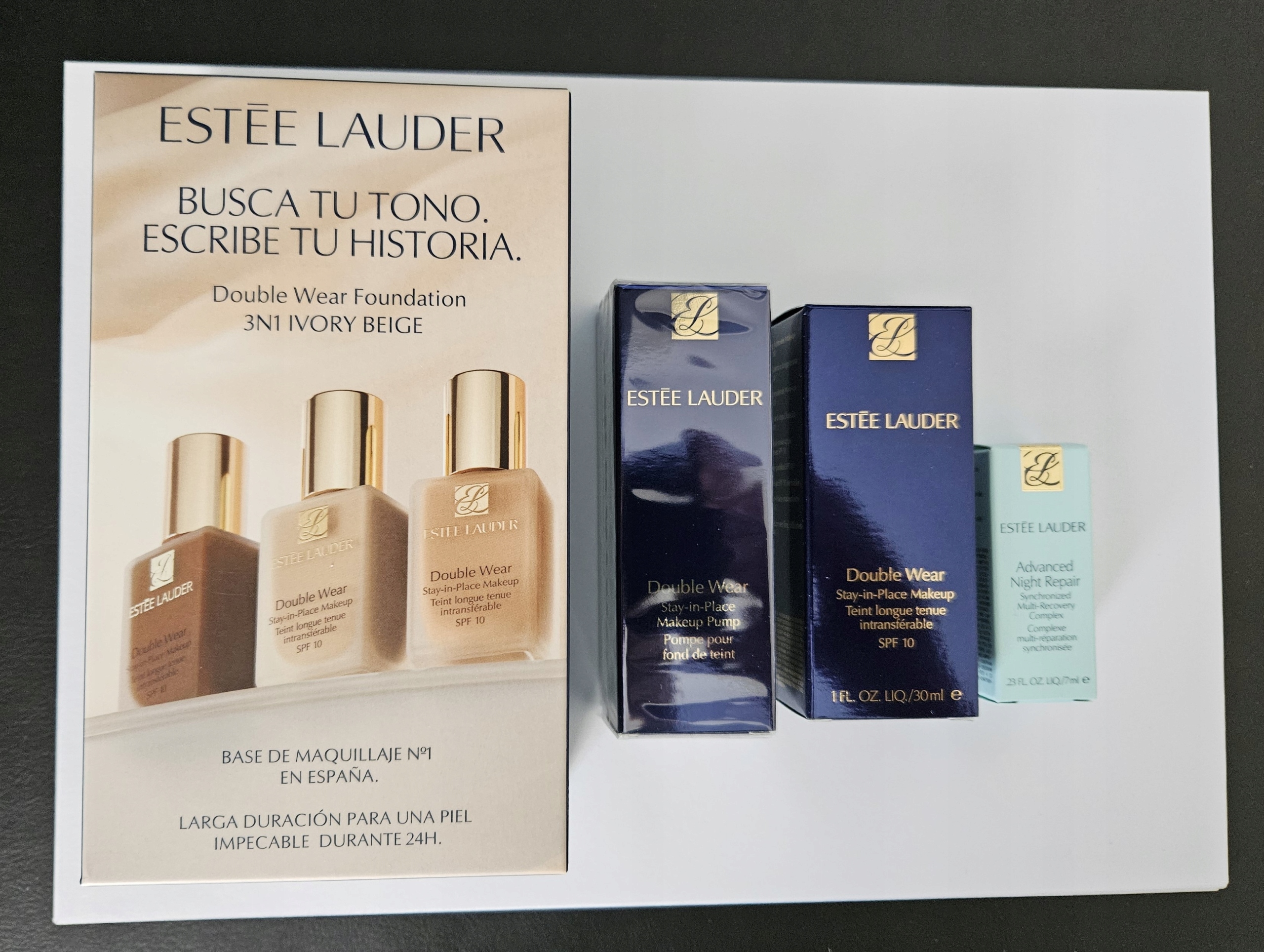 SET Estee Lauder SPF 10 3N1 IVORY BEIGE+ Pump +Advanced Night Repair 7 ml Marka Estée Lauder