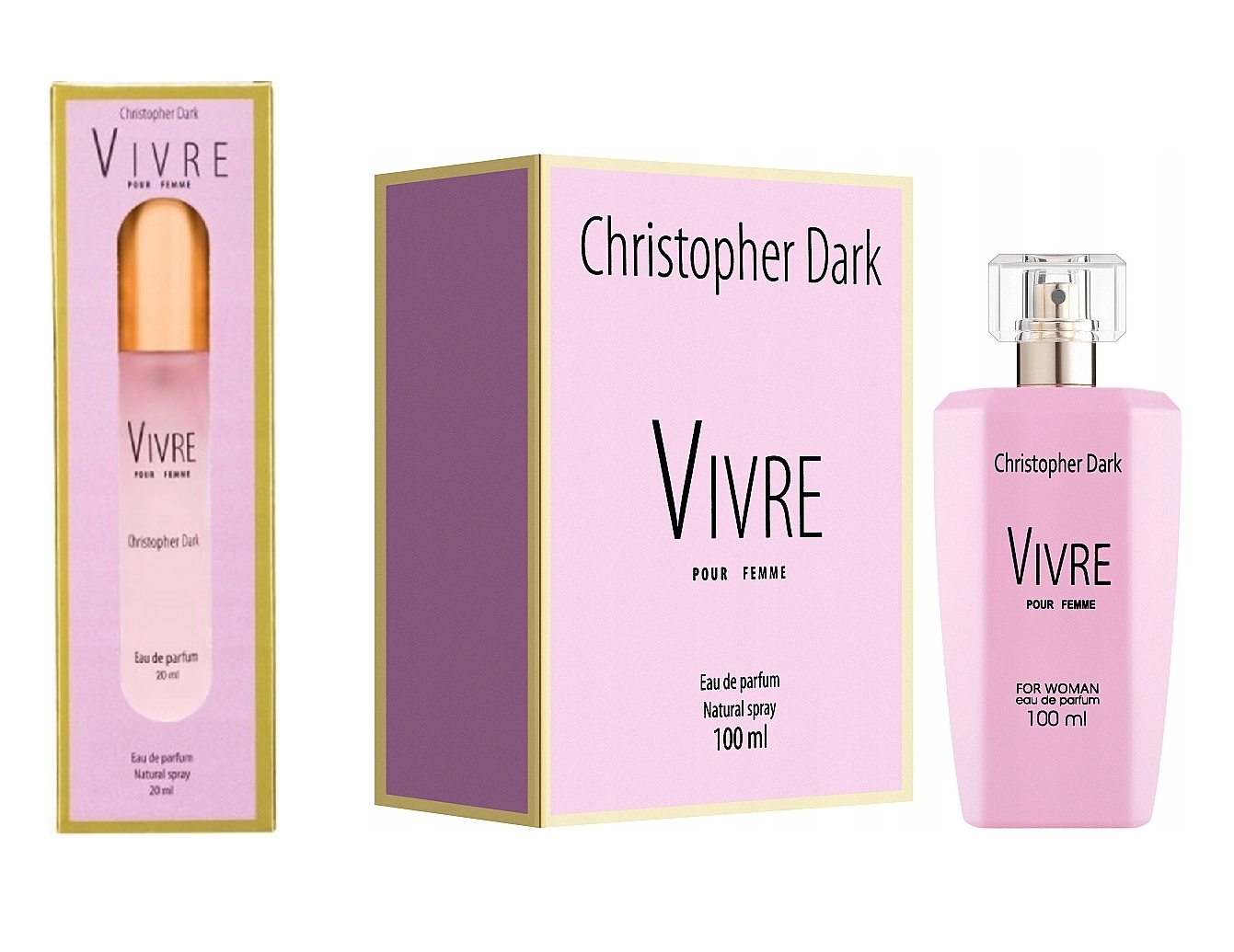 Christopher Dark VIVRE 100ml+20ml EDP