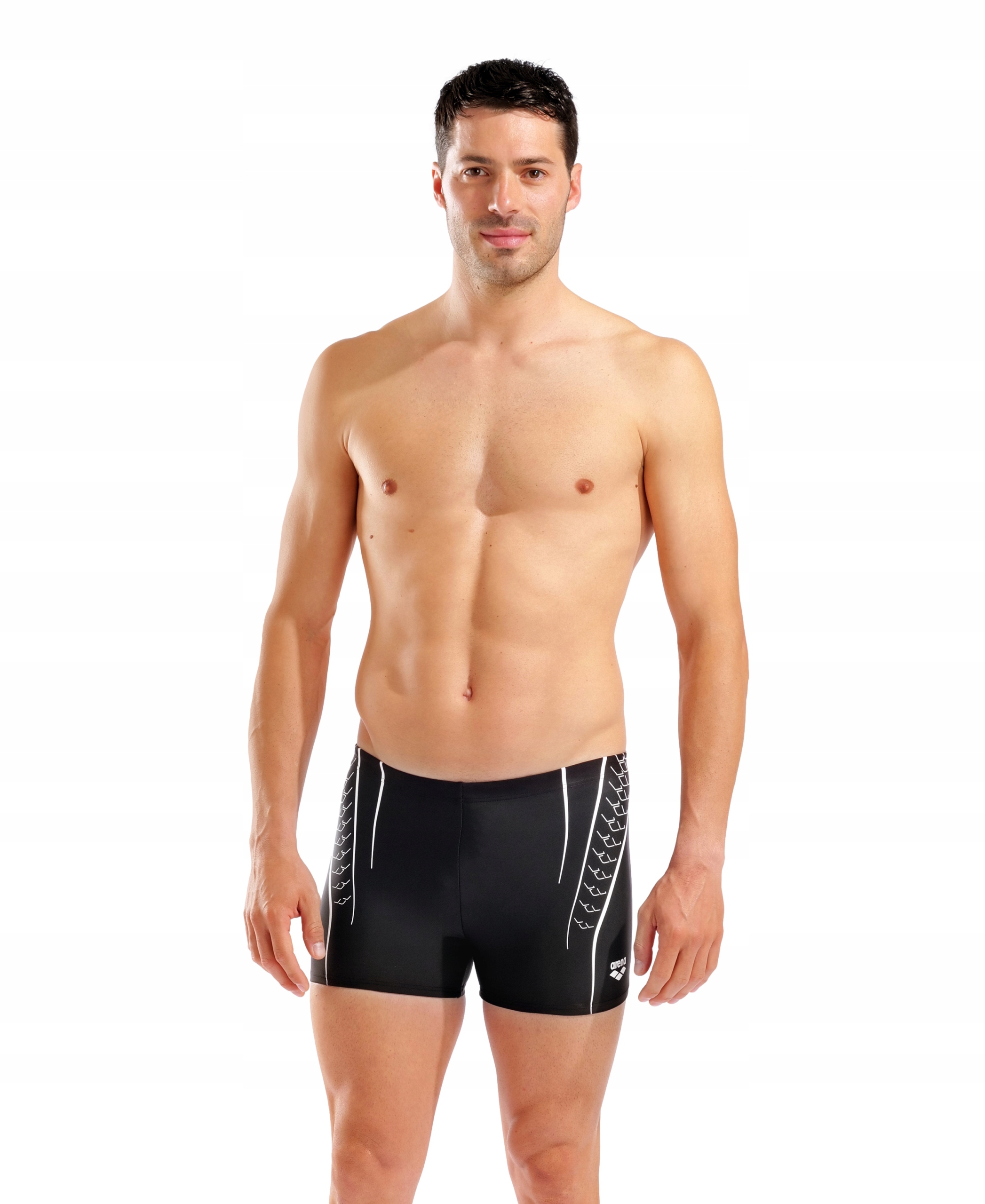 Spodenki pływackie męskie Arena Double Graphic Swim Short 100