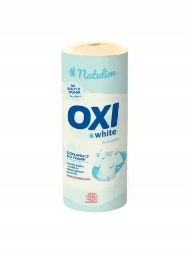 Levně 2X Oxi White – ekologický odstraňovač skvrn v prášku na bílé prádlo Natulim