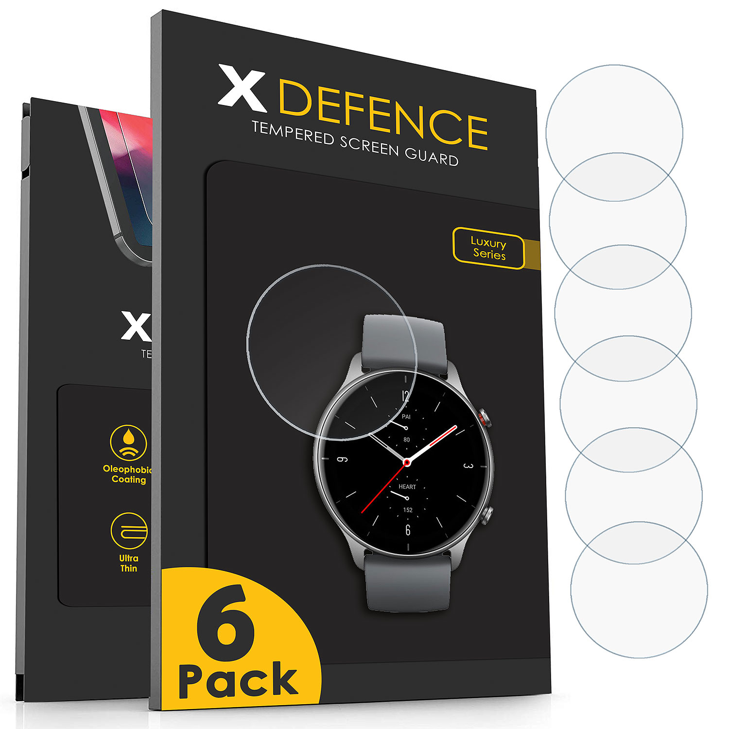 

6PACK Szkło Hybrydowe Do Amazfit Gtr 2E
