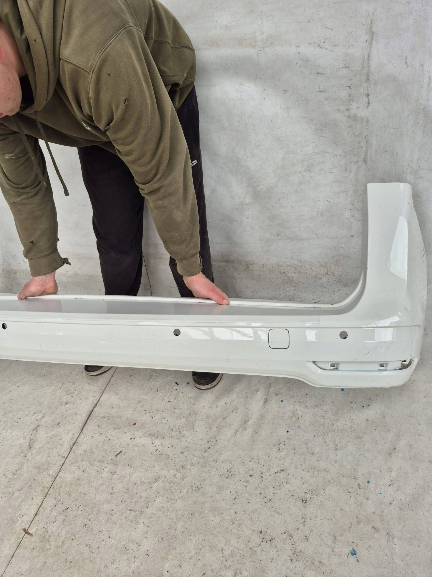 VW CADDY IV 4 LONG 20- bumper rear part rear PDC