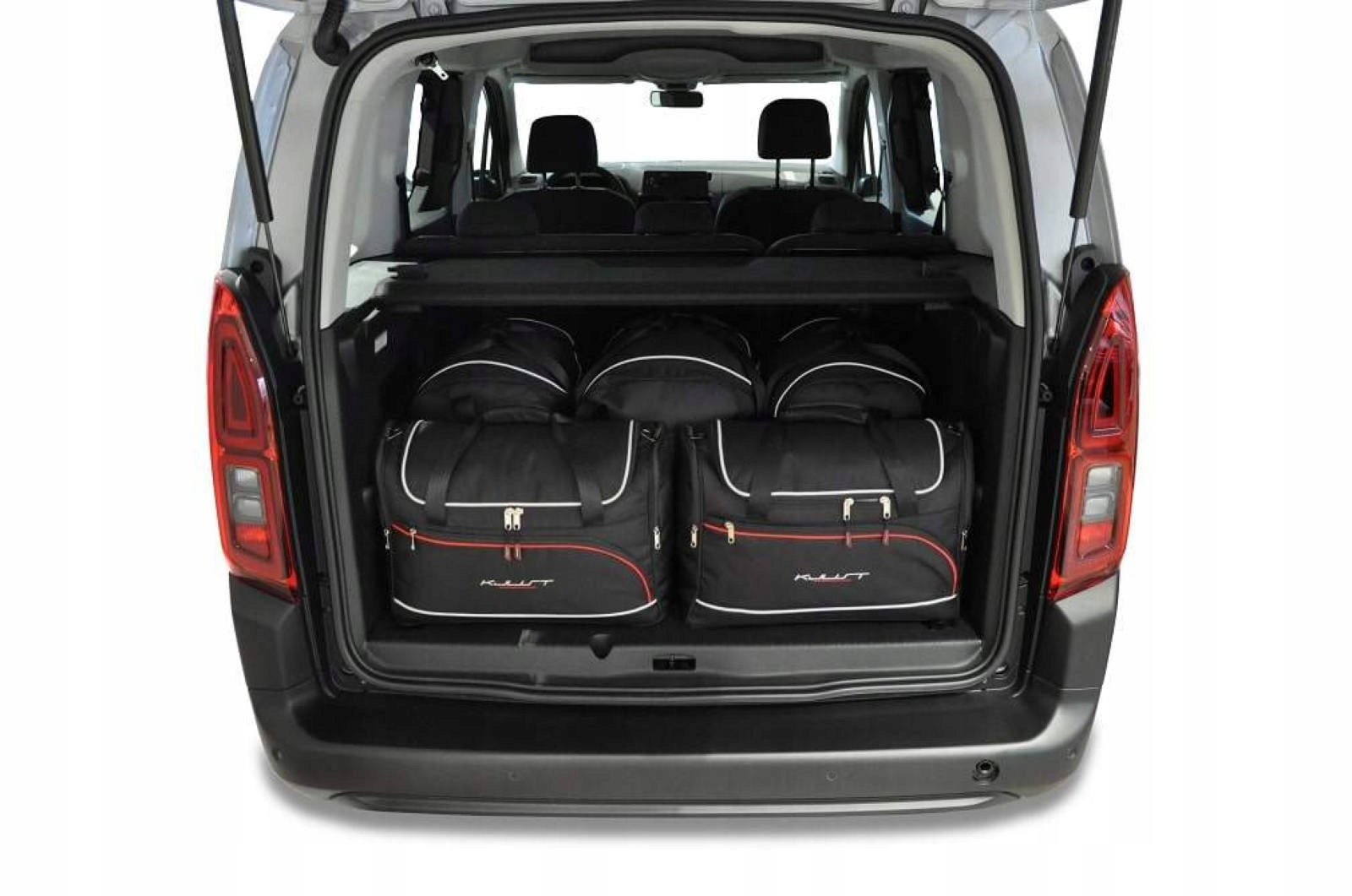 J&j Automotive Sada 5ks cestovných tašiek Aero pre Citroen Berlingo M 2018