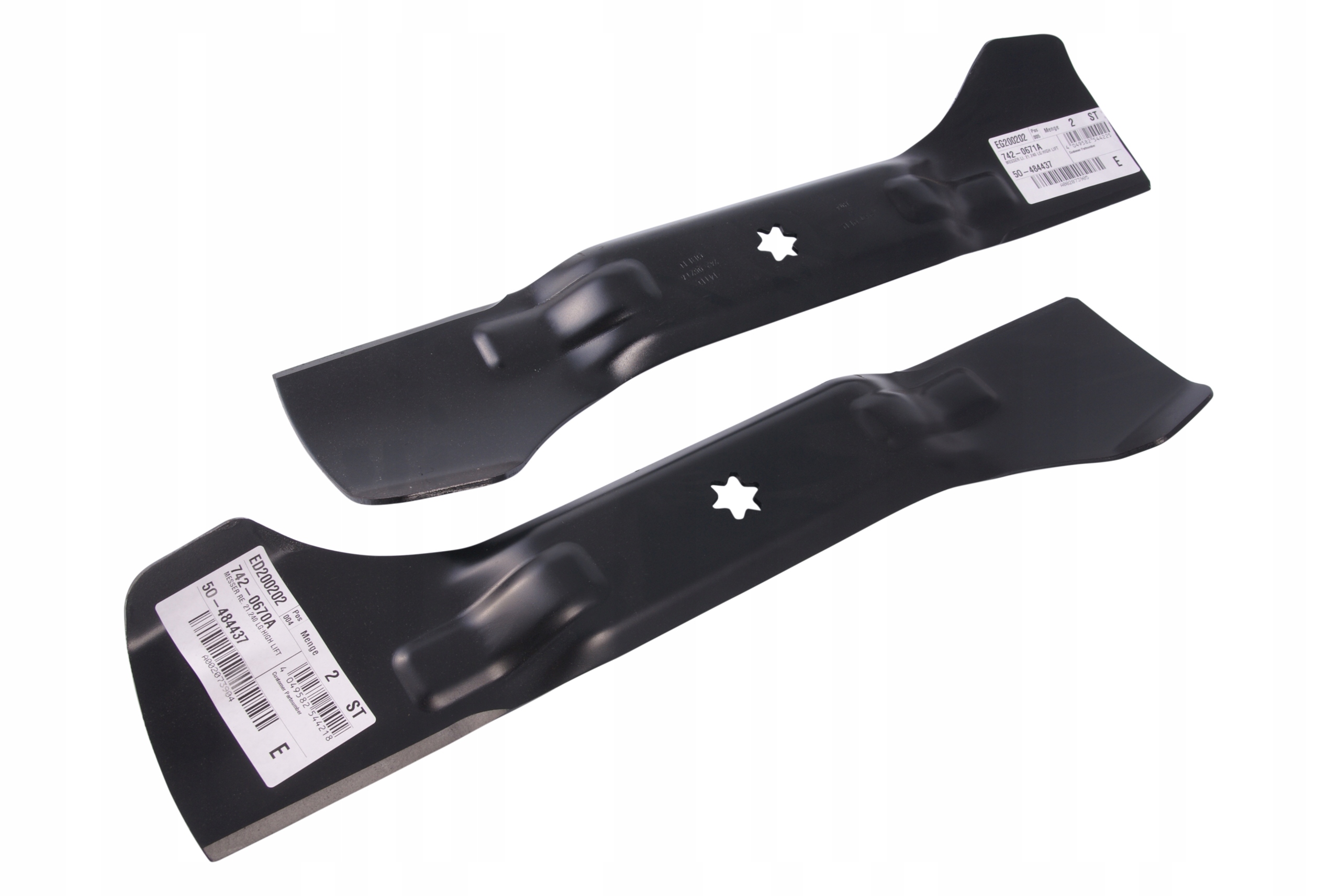 Nôž Nože Traktorka Mtd 742-0670A 742-0671A 535 mm