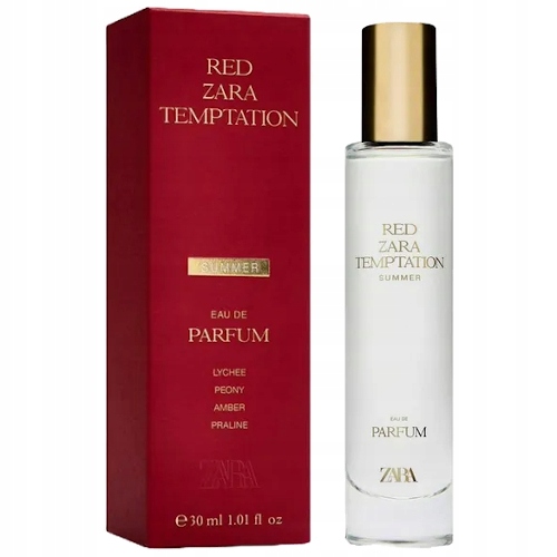 Perfumy Zara Red Temptation Summer Eau De Perfum 30ml Oryginalne Piękne