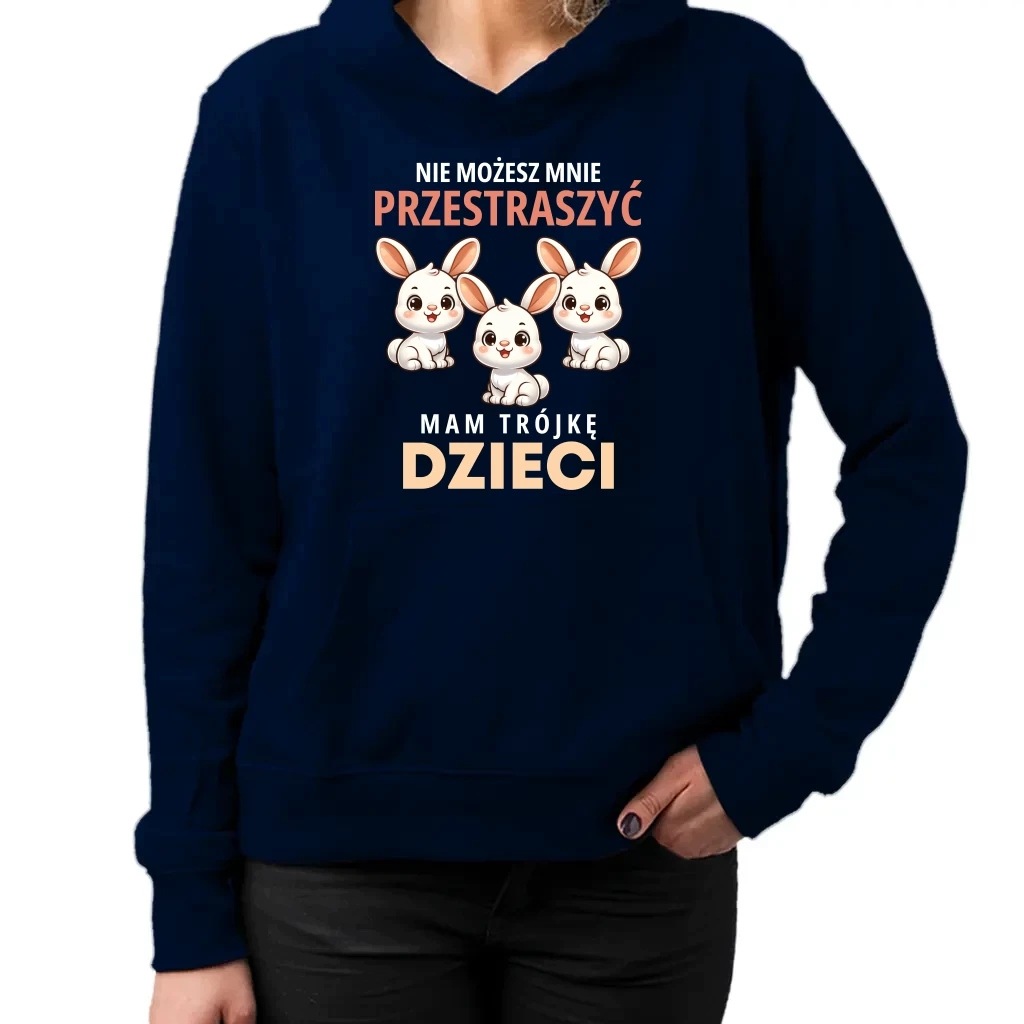 Nemůžeš mě vyděsit, mám tři děti, dámská mikina XL