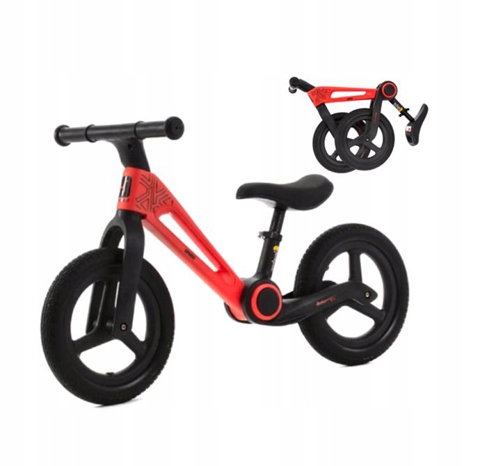 Adamex Składany Rowerek Biegowy M8 Speed Black Dziecięcy 2-3-5 Lat Do 35 Kg