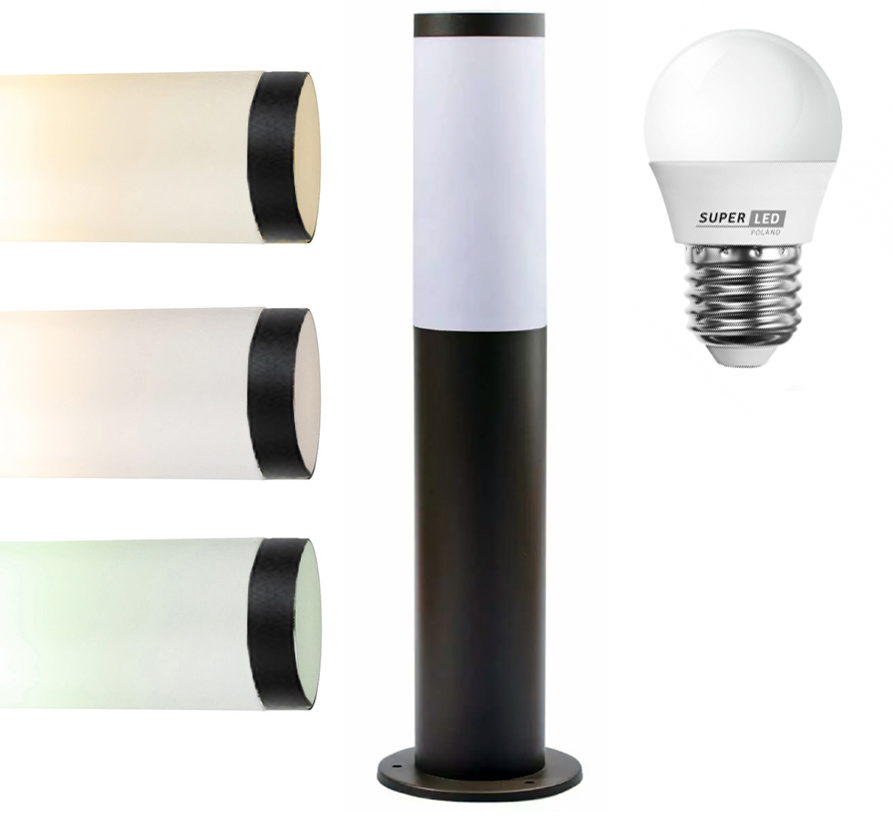 

Lampa Ogrodowa słupek ogrodowy 45 cm Led E27 7W