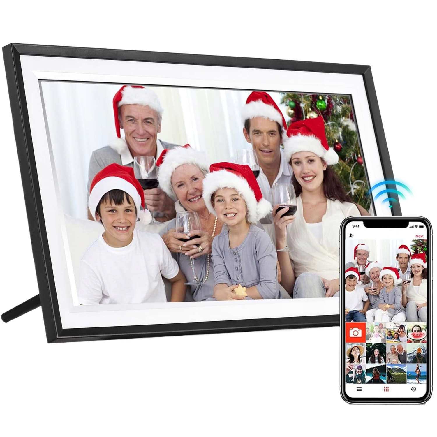 Digitální Rámeček 15,6" Dotyková Obrazovka 32GB Frameo, Wifi Jako Dárek