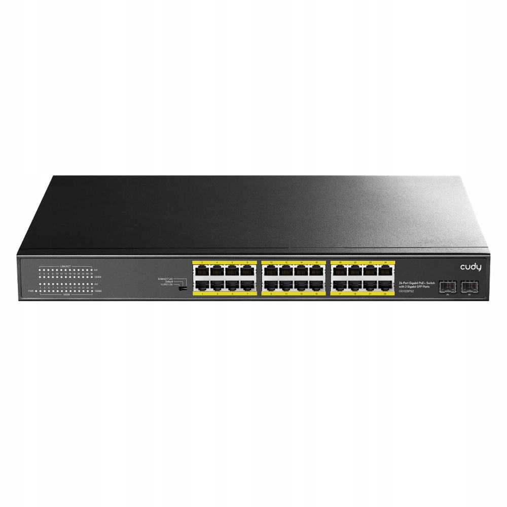 Cudy GS1028PS2 přepínač, 24portový, Gigabit, PoE+, 300 W
