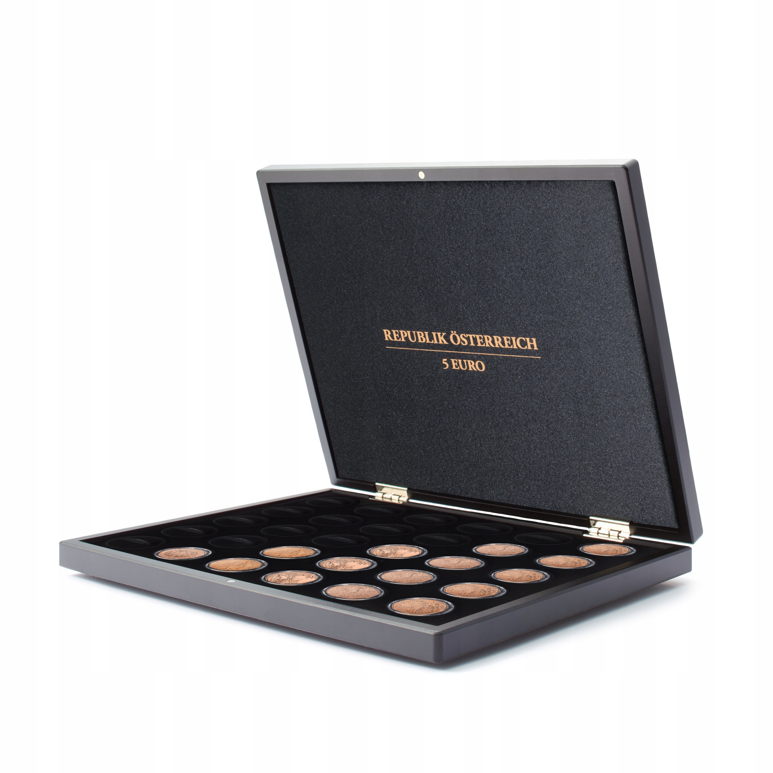 Kazeta na příležitostné 5 € z Rakouska Leuchtturm