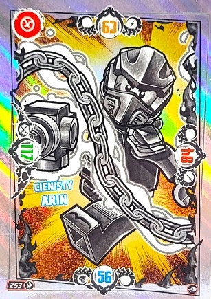 Lego Ninjago Karta Odblaskowa Cienista Seria 10 nr 253