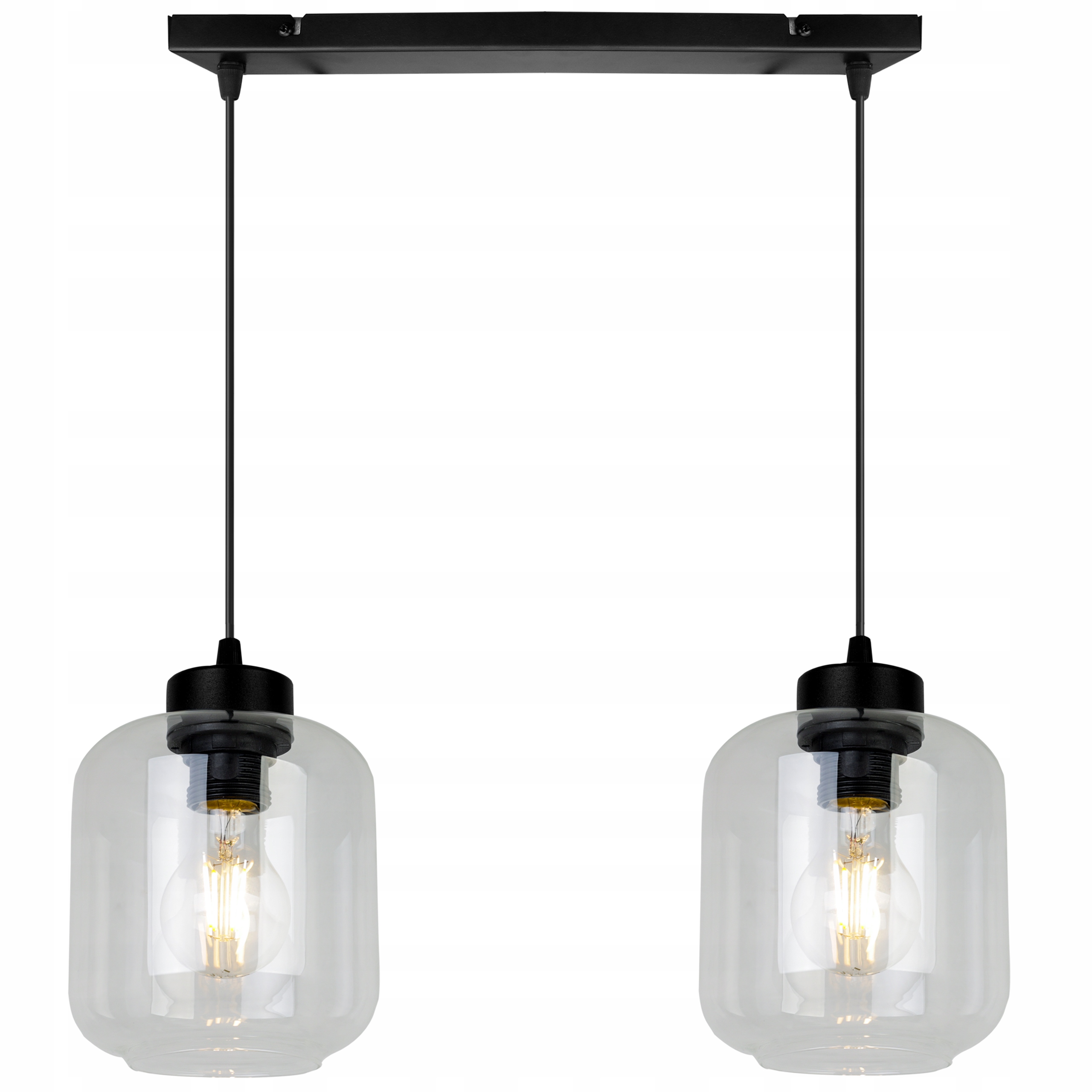 

Lampa Wisząca Nowoczesna Szklany Klosz