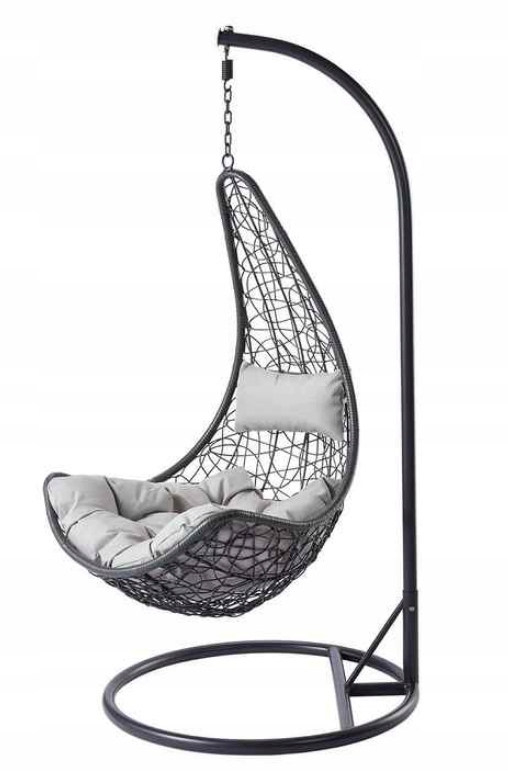 Zahradní závěsné křeslo kokon s polštáři Bdmu Grill&garden