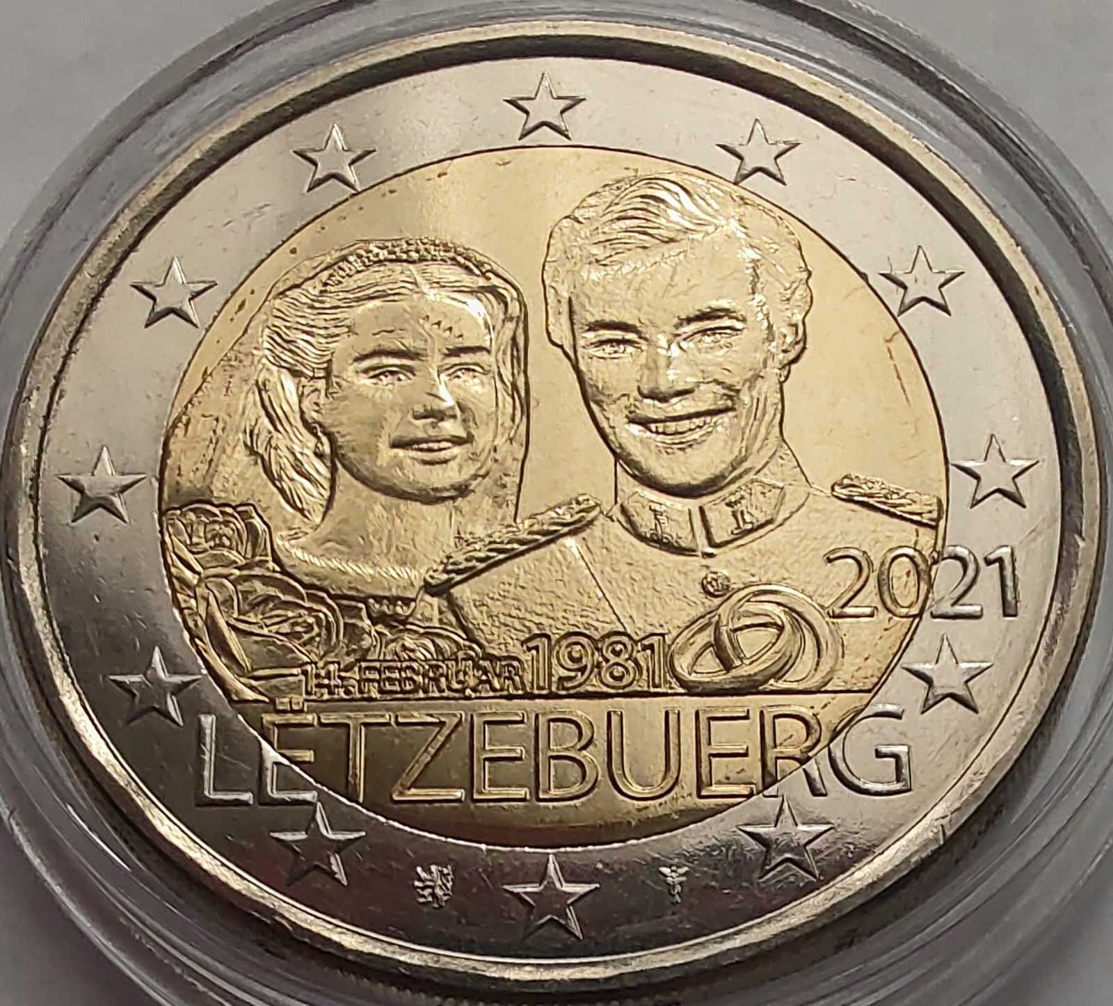 5153 - Luksemburg 2 euro, 2021