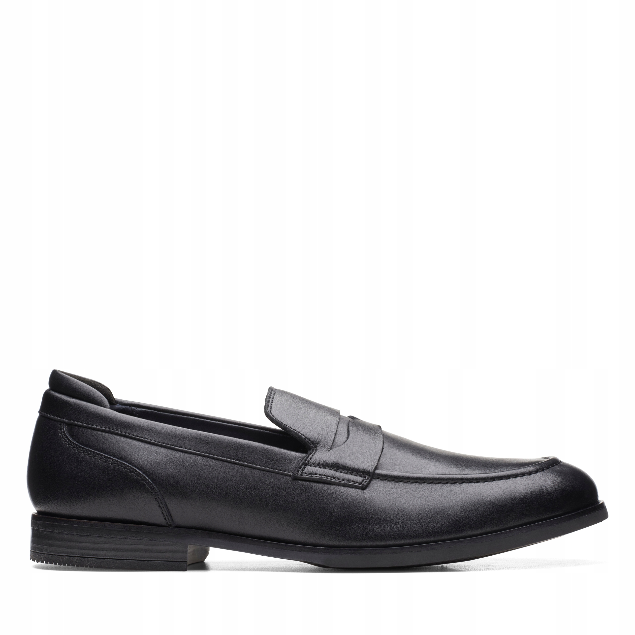 Mokasyny Clarks Bradish Ease skórzane czarne 42.5