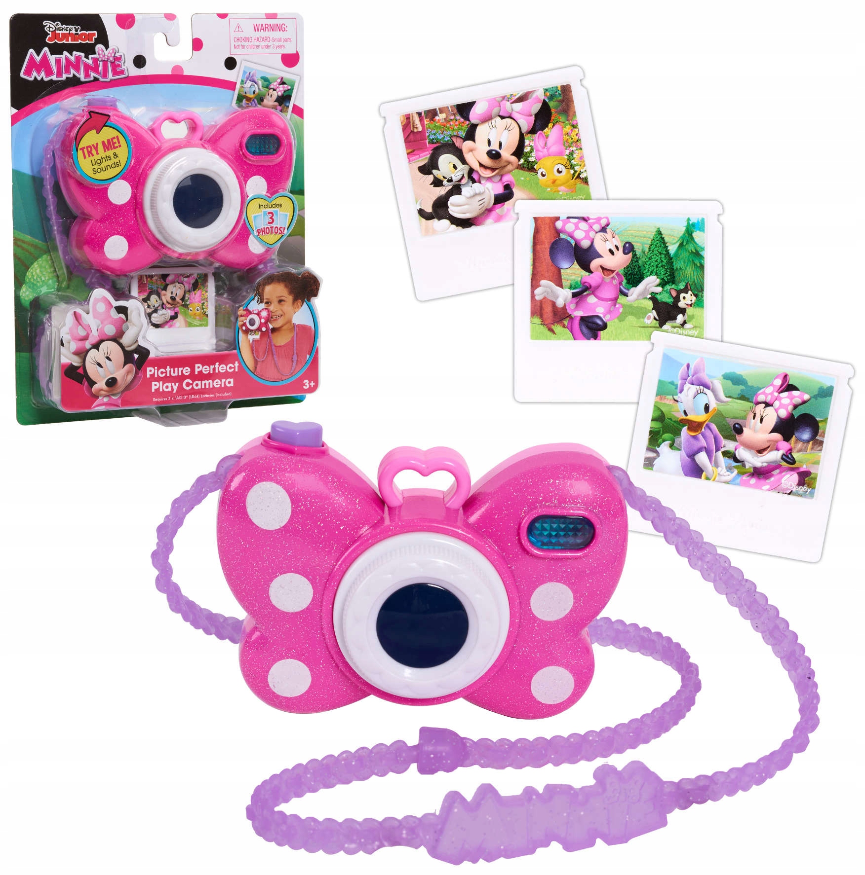 

Myszka Mini Minnie Aparat Fotograficzny Św/dźw