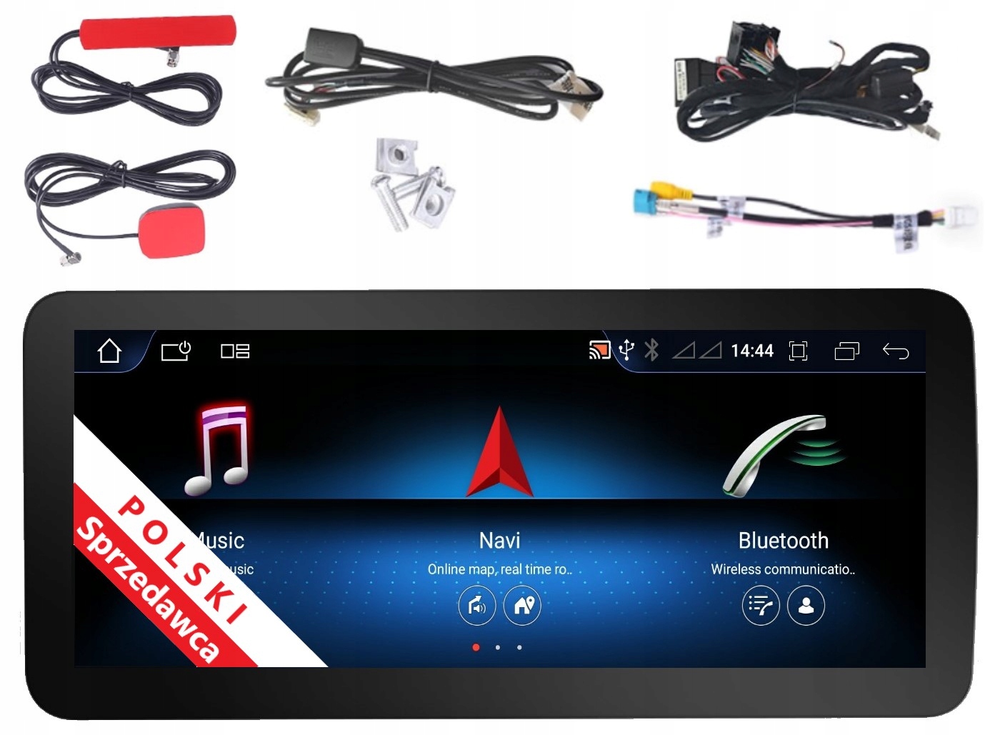 Rádio Monitor Android Mercedes Cla X117 Gla X156 Ntg 4.5 8 Gb S665 Carplay