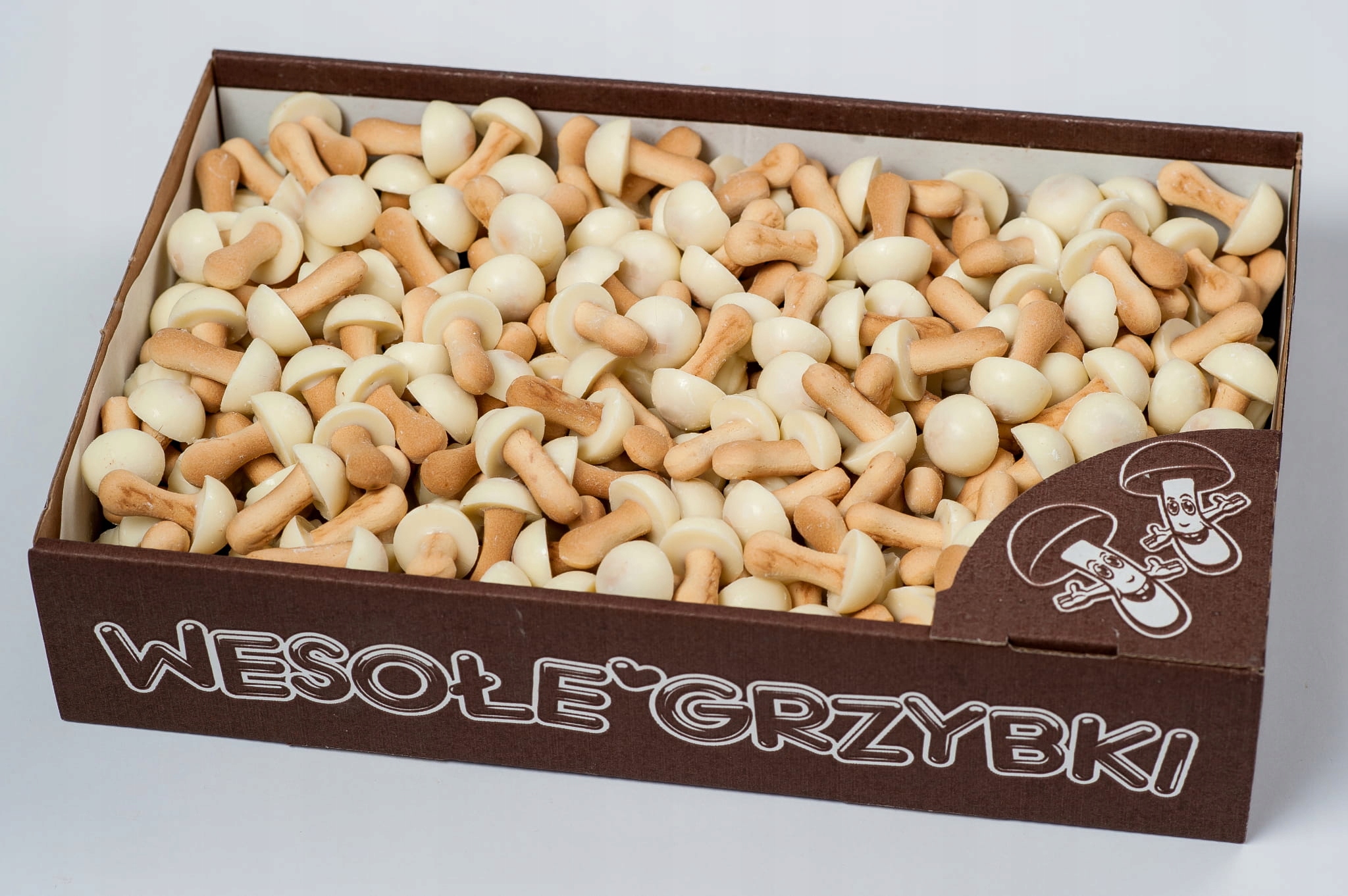 CIASTKA WESOŁE GRZYBKI białe 1 kg 14065658070 Allegro.pl