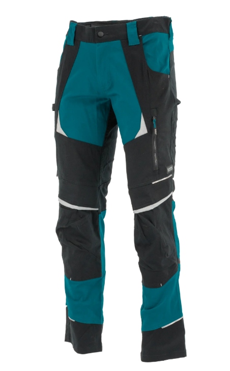 Spodnie robocze Sara Cottonflex Czarne Petrol 56